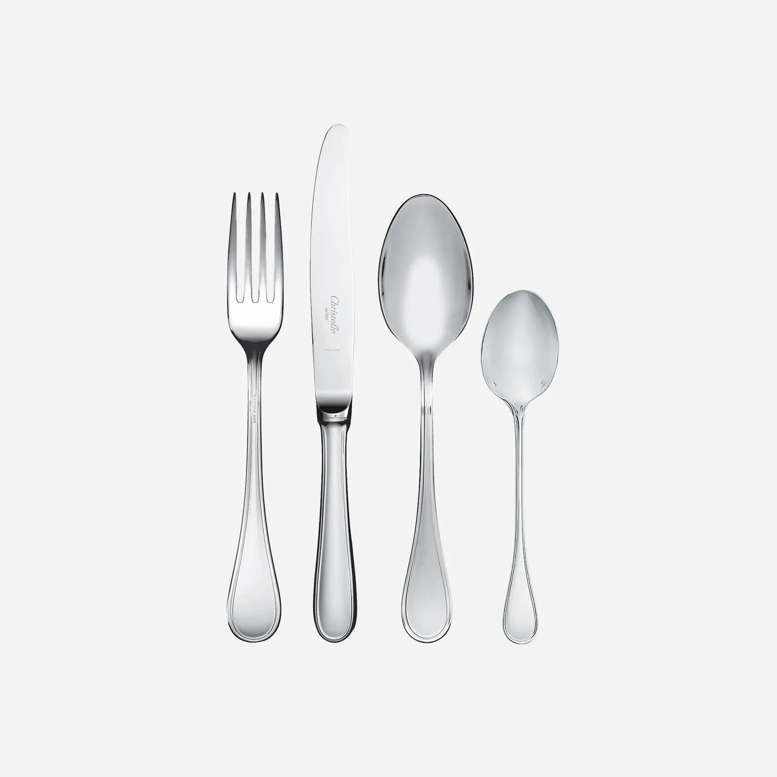 Albi 4-Piece Silver Plated Cutlery Set