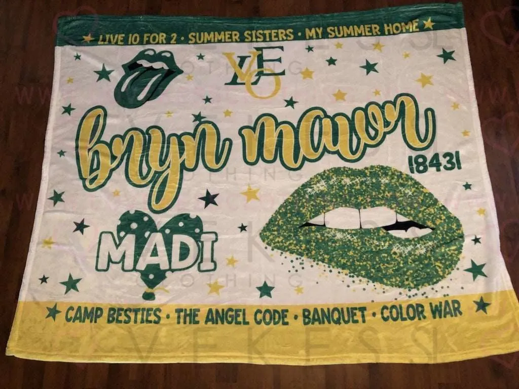 Bryn Mawn Camp Custom Fleece Blanket