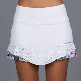 City Etch Eliza 13" Skort (white/print)