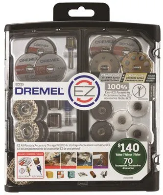 Dremel 70 Pc Ez All-Purpose Accessory Storage Kit