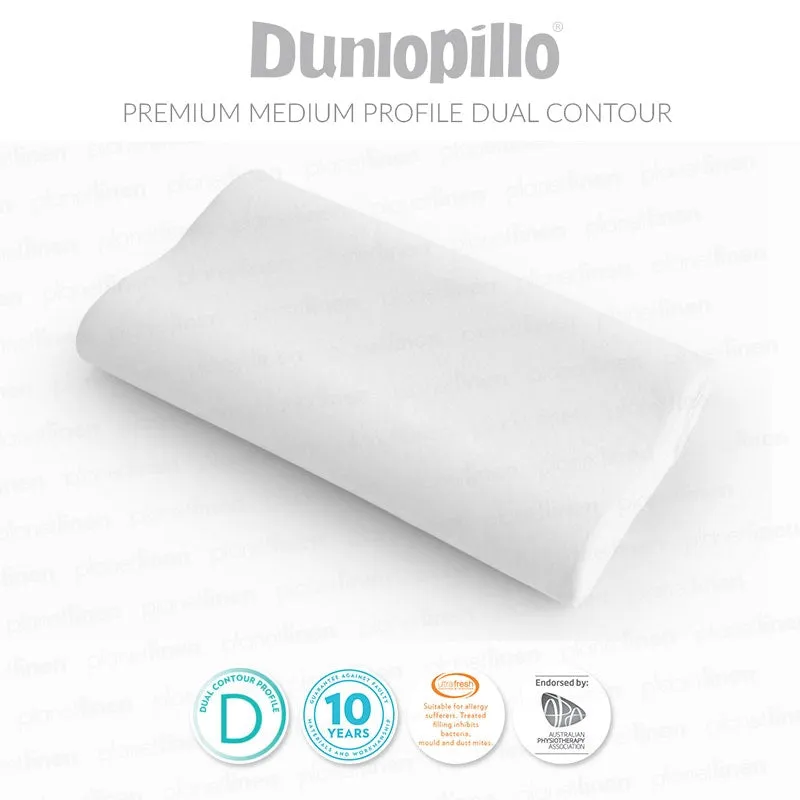 Dunlopillo Therapillo Memory Foam Dual Contour Medium Profile Pillow