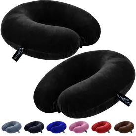 Fiber Filled U Shape Neck Pillow (Pack Of 2)