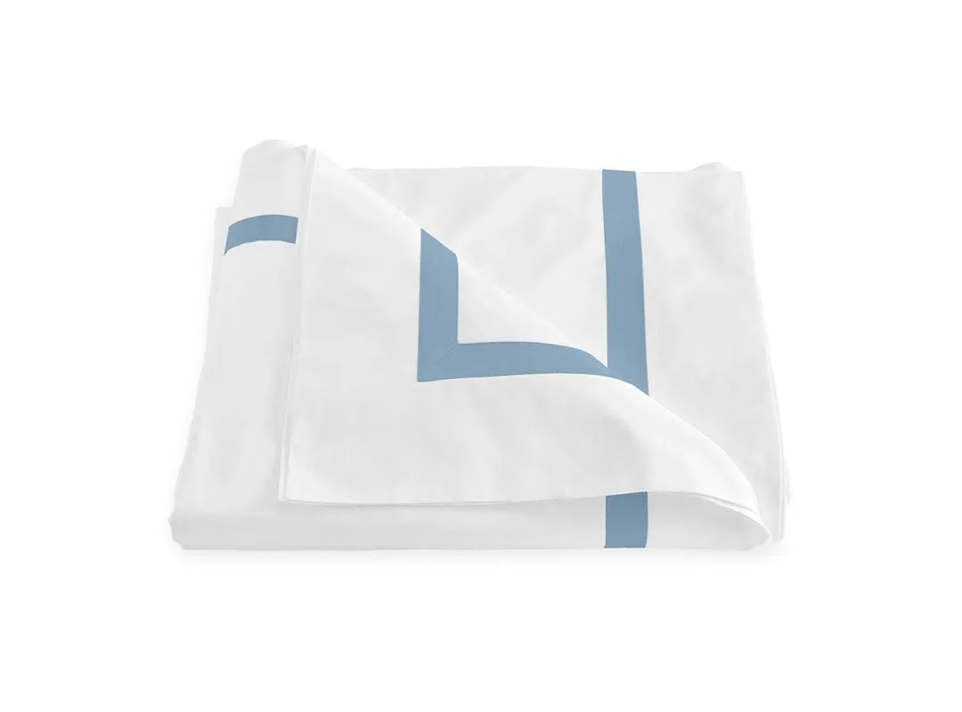 Lowell Hazy Blue Bedding by Matouk