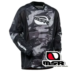 MSR Xplorer Ascent MX Motocross Enduro Jersey Black Camo