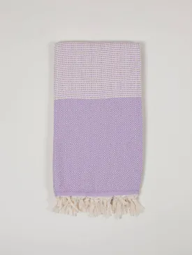 Nordic Dot Hammam Towel, Lilac