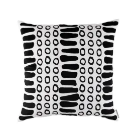 Peru Square Pillow White / Black 24x24