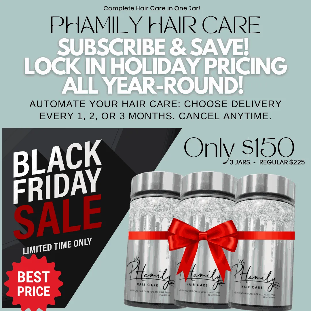 PHamily Hair Care: Complete Hair Care in One Jar | Curly Hair Product