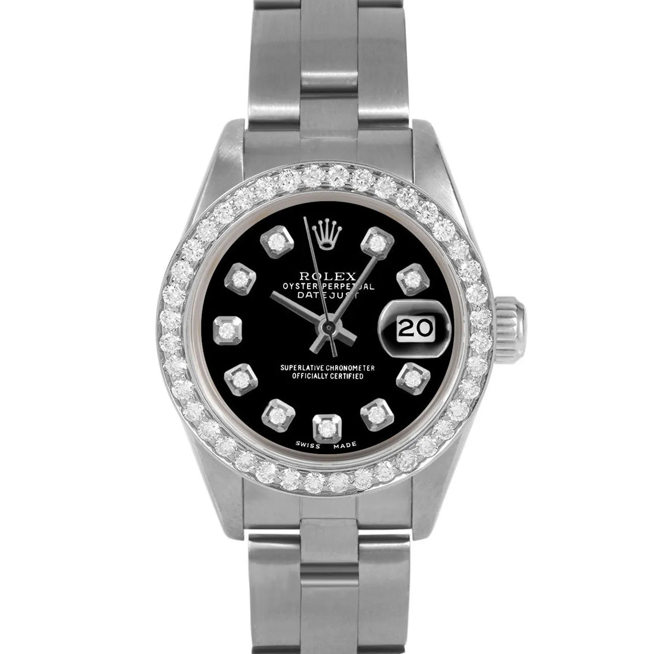 Rolex Datejust 26mm | 69174-BLK-DIA-AM-BDS-OYS