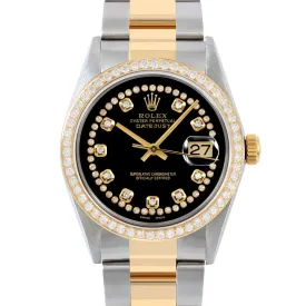 Rolex Datejust 36mm | 16013-BLK-STRD-BDS-OYS