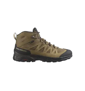 Salomon Mens X Ward Leather Mid GTX