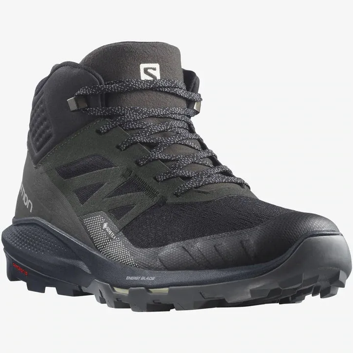 Salomon Outpulse GTX Mid Hiking Boot (Men's) Black/Ebony/Vanilla Ice