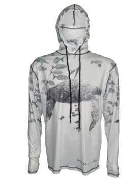 Sea Turtle Lightweight Ocean Graphic Hoodie