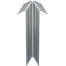 Steel Tent Pegs 10 pack