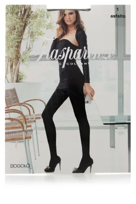 TRASPARENZE BOGOTA Black Diamond Tights Asfalto