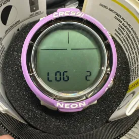 Used Cressi Neon Dive Computer - White/Lilac