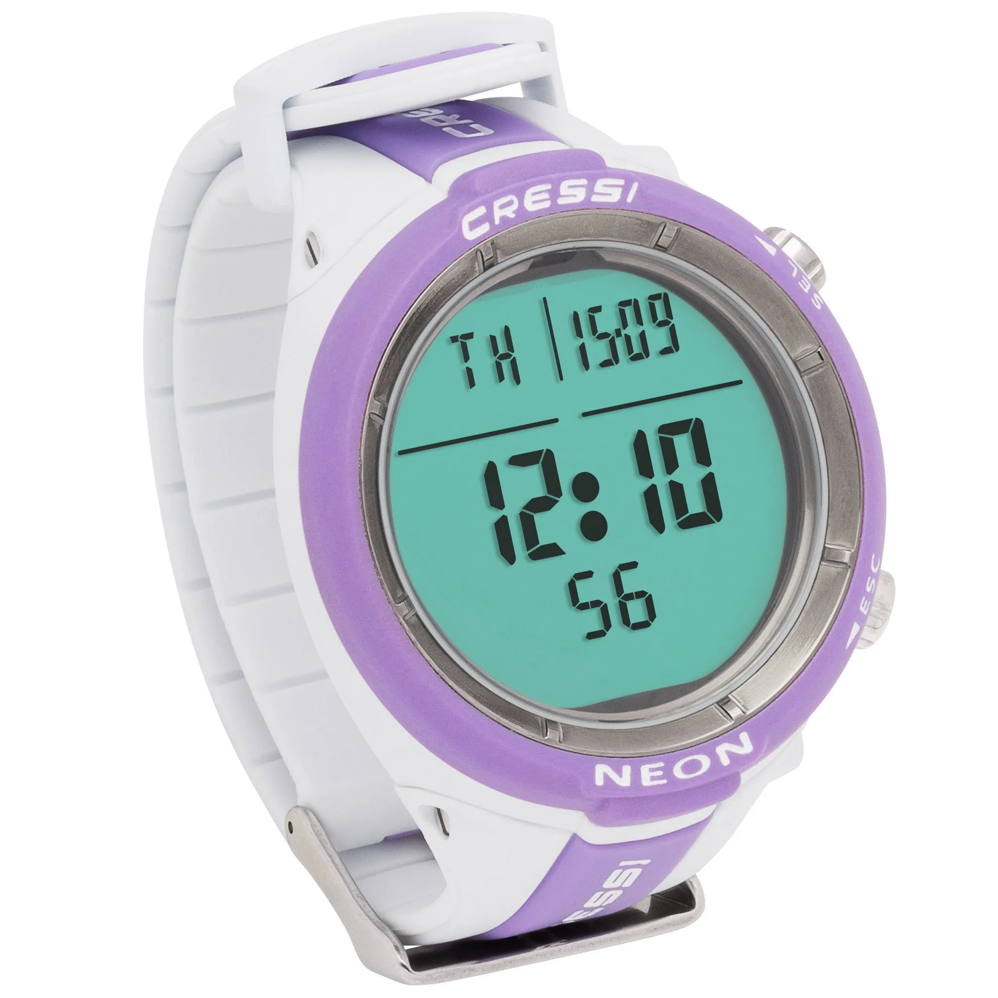 Used Cressi Neon Dive Computer - White/Lilac